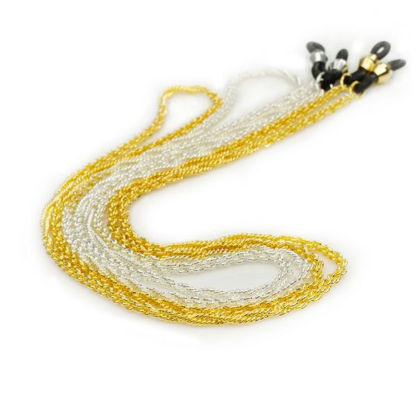 Elegant eyeglass chain, Rope & Wheat
