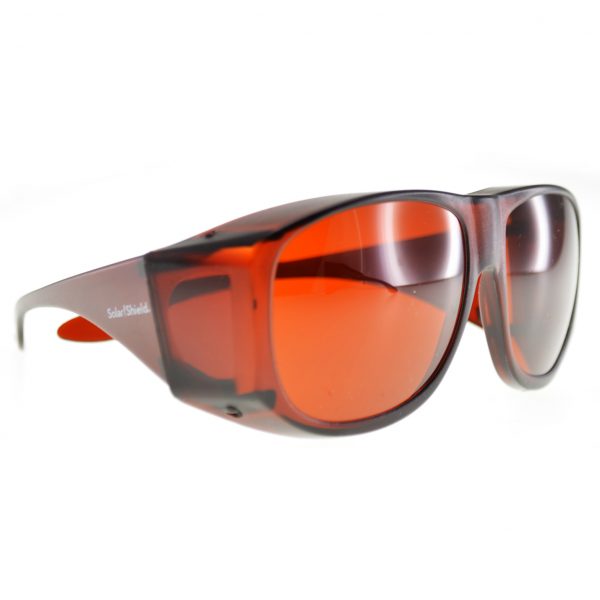 Sun Shield Fit Over Sunglasses – Brown