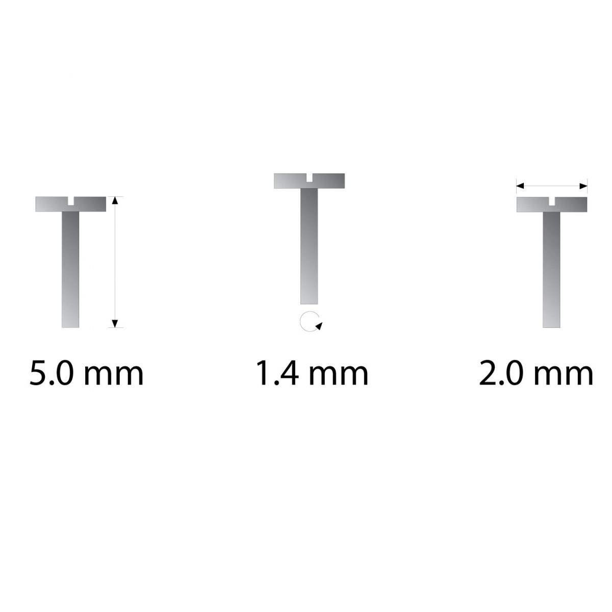 eyeglasses hinge screw