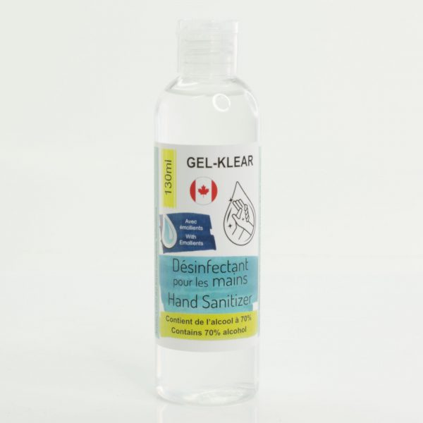 Gel-Klear – Alcohol Hand Gel, 130ml – Contains 70% alcohol