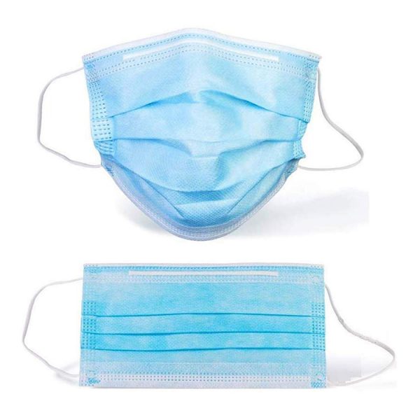 50PCS Disposable Face Mask – 3 Ply Earloop