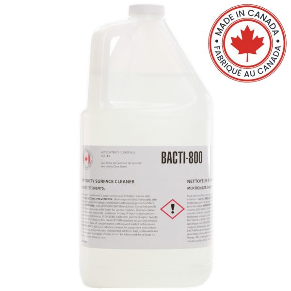 Bacti-800 – Heavy Duty Surface Cleaner – 4L