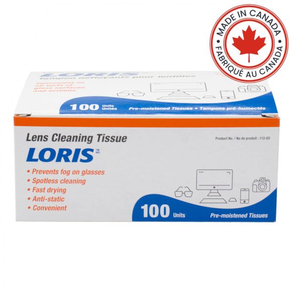 Tampons nettoyants Loris pour lentille