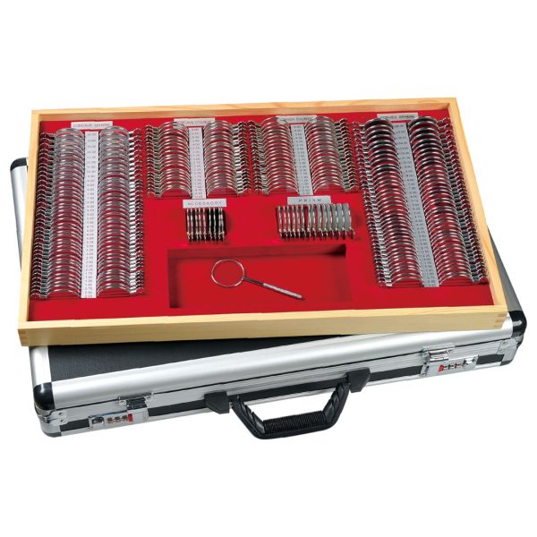 Caisse de lentilles d’essai