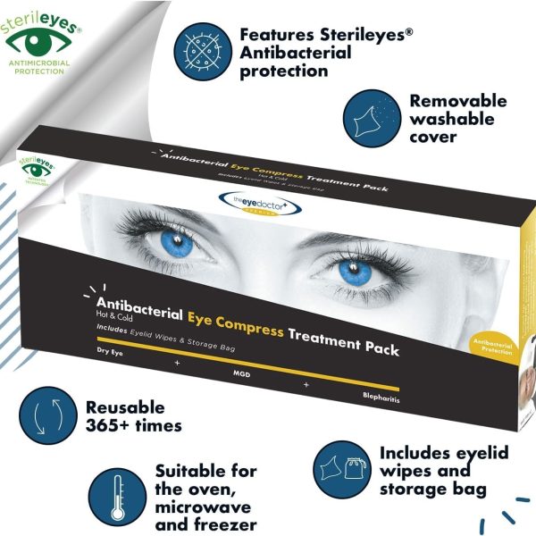 The Eye Doctor Premium® Antibacterial Dry Eye Compress